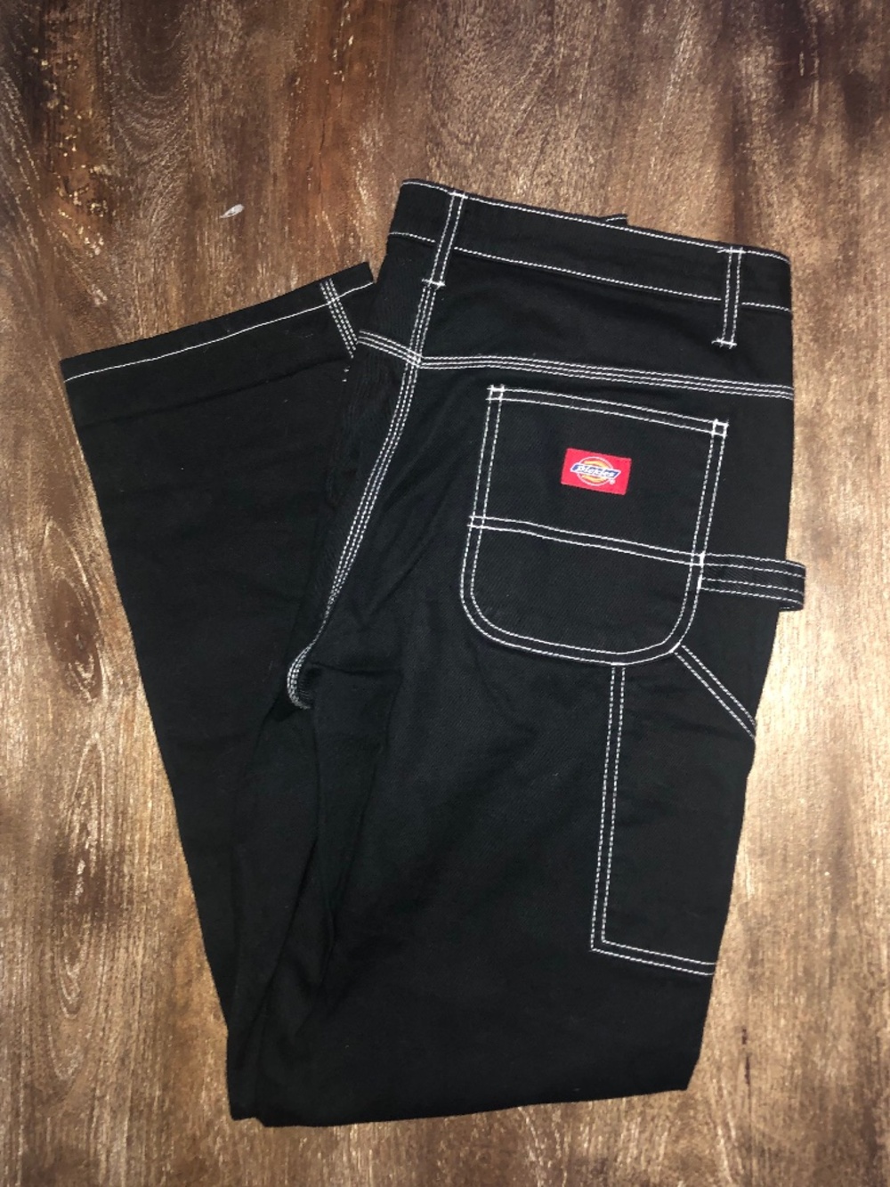Dickies Women's High Waisted Black Carpenter Pant